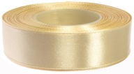 Saténová stuha 25 mm 32 m - béžová