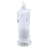 Dekoratívna LED vložka do sviečky Sviečka na batérie 18 cm, studená biela