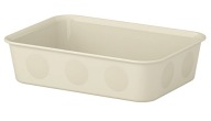 IKEA NOJIG Organizér, nádoba, 15x20x5 cm BÉŽOVÁ
