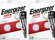 Energizer 3V CR2016 špecializovaná batéria 4 ks