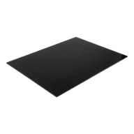 Sklenená doska na servírovanie, čierna, 35 cm, 1 ks.