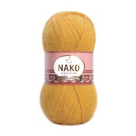 NAKO Angora Luks 1636 Šafrán S VLNOU