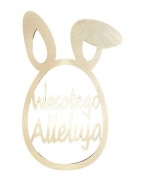 Drevený prsteň Merry Hallelujah Bunny 25cm
