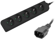 Power strip UPS predlžovací kábel 5x 230V 1M C14