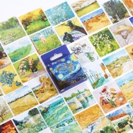 Vintage umelecké nálepky na scrapbooking pre retro sadu Journal Planner