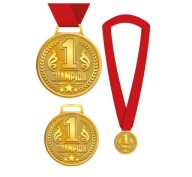 ZLATÁ MEDAILA ŠAMPIÓNA 1 METAL AWARD TROPHY