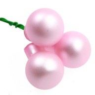 SKLENENÉ OČKY BABY S DRÔTOM 2cm 3ks J. Ružová M