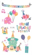 Umývateľné tetovanie pre deti BIRTHDAY EC276
