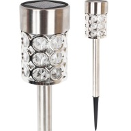 SOLÁRNA ZÁHRADNÁ LAMPA viacfarebný LED stĺp