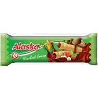Kukuričné ​​rolky s orechovým krémom 18g ALASKA bezlepková tyčinka