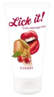 Intímny gél s príchuťou čerešne - Lick it Cherry 50 ml