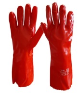 MAPER PVC rukavice, červené, dlhé, veľkosť 10, 3121XD, 1 pár