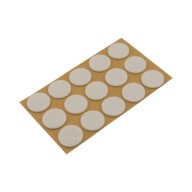 Plsťová podložka, kruhová plsť. fi28mm(15ks) Biela