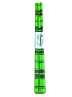 Vzorovaný krčený hodvábny papier 200x50, zelená mriežka