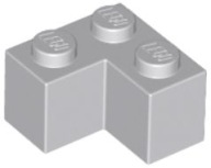 LEGO 2X2 ROHOVÁ SVETLO SIVÁ 2357 CENA ZA 2 KS