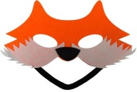 Felt Mask FOX Sly Fox jesenné oblečenie prevleku Performance