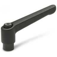 KĽÚČKA PÁKA 30mm OTVOR M4 MAT ČIERNA