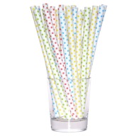 Papierové slamky v tube pre jumbo mix Eko nápoje