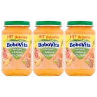BOBOVITA Zelenina s jemným hovädzím mäsom 3x190g KD