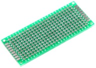 Univerzálna doska 70x30, obojstranná laminátová DPS, hrúbka - 1,6mm FR4