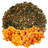 Čaj OOLONG, SEA BACKBACK POWER, 50g, prírodný rakytník