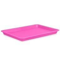 KUCHYŇSKÝ PODSOB PODÁVAČKA 30X20CM RUŽOVÝ REGÁL NA JEDLÁ