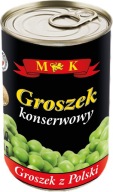 Konzervovaný hrášok 400g MK