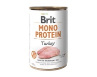 BRIT MONO PROTEIN TURECKO MOKRÉ KRMIVO PRE PSA S TURECKOM 400g