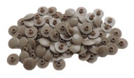 Krytky na nábytkové skrutky, Dub 12mm, 100 kusov