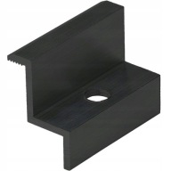 KONCOVÁ SVORKA ČIERNA SVORKA SVORKA MONTÁŽ PV PANEL 30mm