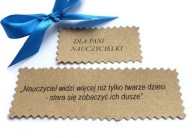 Venovanie - ľubovoľný text na darček do záložky