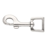 KOVOVÁ KARABÍNA (104mm x 26mm) SILNÁ NIKELOVÁ MASKA