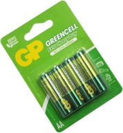BATÉRIA GP R6 GREENCELL 1,5V TYP AA 4 ks BLISTER