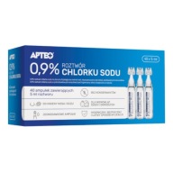 APTEO 0,9 % roztok chloridu sodného, ​​5 ml x 40 ampuliek