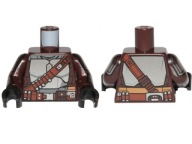 Lego New Torso Tmavohnedé Mandalorianske brnenie Beskar Din Djarin 973pb4119c01