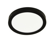 Prisadený LED panel 12W Stropné svietidlo Čierne