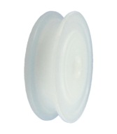 Valček bez ložísk, priemer 60 mm, priemer 8 mm, s priemerom kábla 10 mm