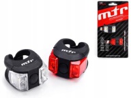 SET BICYKLOVÝCH SVETLÁ NA BICYKEL PREDNÁ + ZADNÁ LED