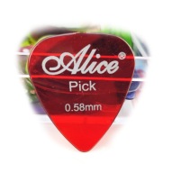 Trsátko gitarové, 6 ks, perové, TRANSPARENTNÉ