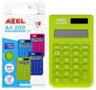 AXEL SCHOOL CALCULATOR vrecková zelená 7025
