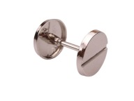 Kovanie tašky na činku 25 x 22 mm strieborné