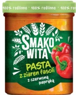 CHUTNÁ FAZULOVÁ PASTA S ČERVENOU PAPRIKOU 180G