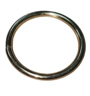 Kruh, kovový kruh 4 cm ZLATÝ