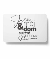 Magnet na chladničku - Ja a môj dom