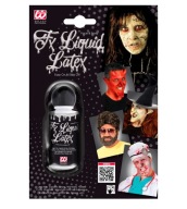 Halloweensky make-up Latex v 28 ml fľaštičke - Black