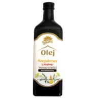 REPKOVÝ OLEJ 1L 1000Ml PRÍRODNÝ ZA STUDENA LISOVANÝ