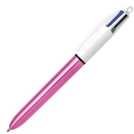 Automatické guľôčkové pero BIC 4Colours Shine Pink 4v1