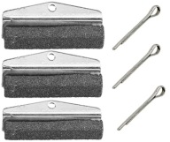 NÁHRADNÉ KAMENE NA HONOVACIE LIŠTY 28x6 mm Honovacie NÁSTROJE 3 KUS