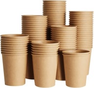 PAPIEROVÉ ŠÁLKY 250ml NA KÁVU A KRAFT NÁPOJE 100ks (na ďalší predaj)