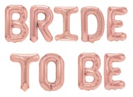 Nápis Bride To Be Hen Party fóliové balóniky